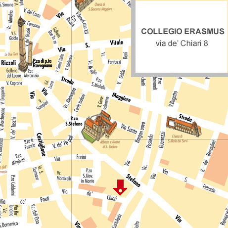 Mappa Collegio Erasmus